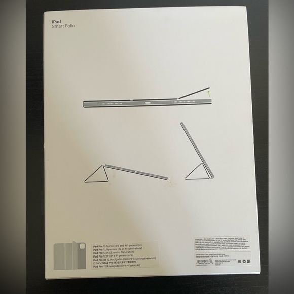 Genuine Apple Smart Folio Case iPad Pro 12.9" 3rd 4th Gen Pink Citrus - Picture 5 of 6